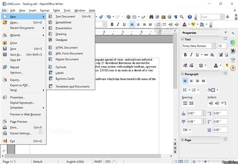 About Apache OpenOffice.